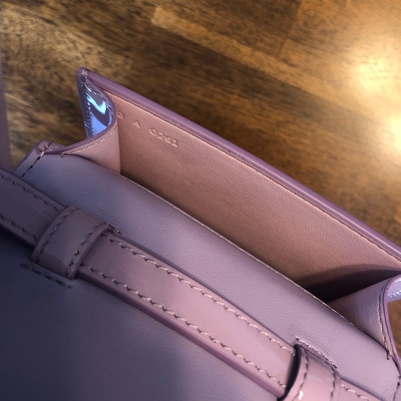 NEW $990 GIVENCHY Mini 4G Patent Leather Crossbody Bag in Lilac! - Picture 16 of 16